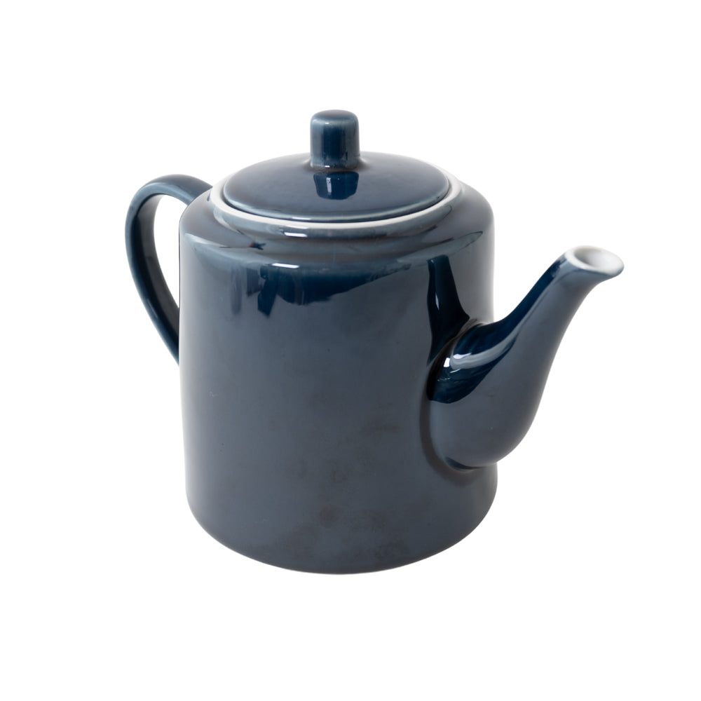 K&Co Navy Glaze Tea Pot